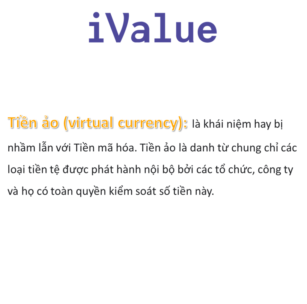 tiền ảo virtual currency