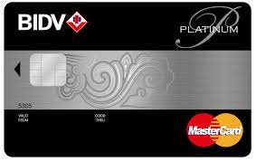 Thẻ tín dụng BIDV MasterCard Platinum