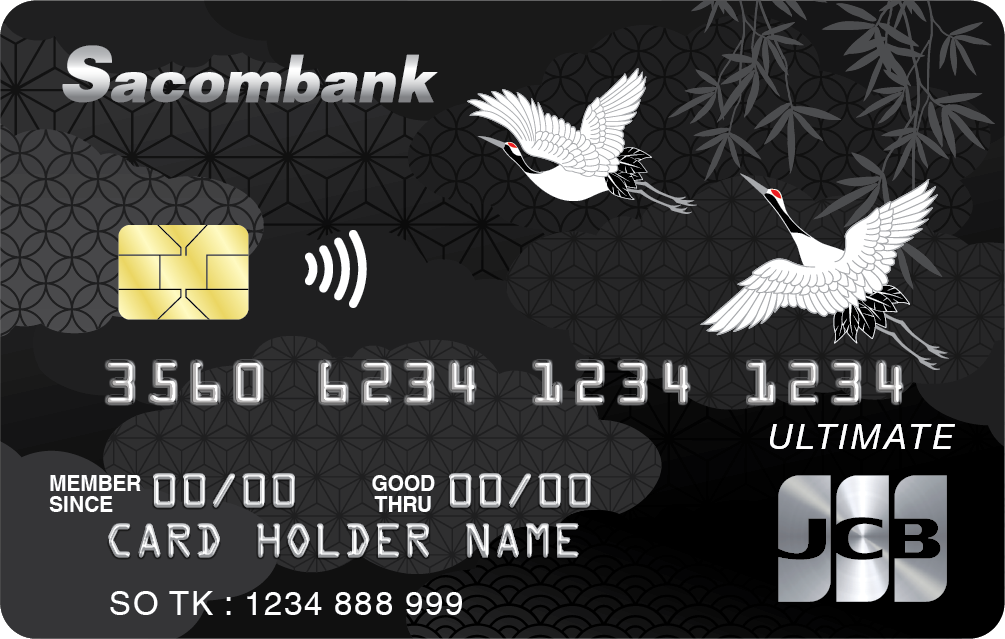 Thẻ tín dụng Sacombank JCB Ultimate