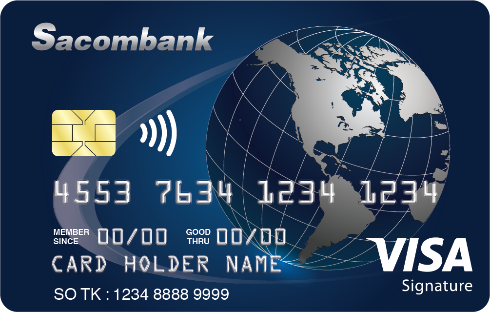 Thẻ tín dụng Sacombank Visa Signature-finpedia