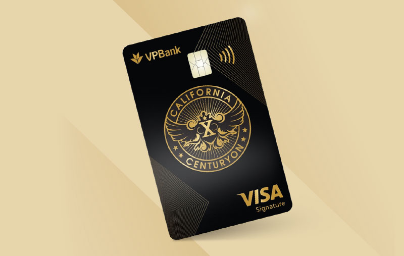 Thẻ tín dụng VPBank California Centuryon Visa Signature - finpedia