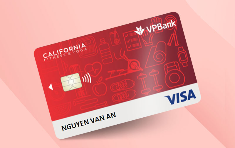 Thẻ tín dụng VPBank California Fitness Visa Platinum - finpedia