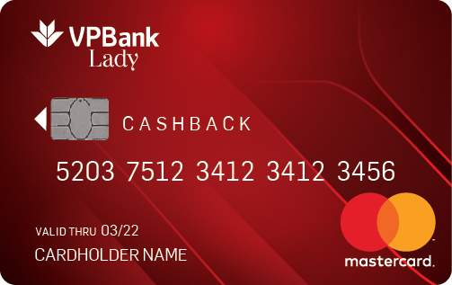 Thẻ tín dụng VPBank Lady MasterCard - finpedia