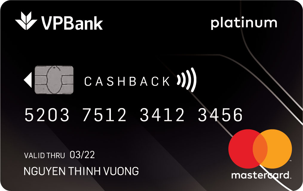 Thẻ tín dụng VPBank Platinum Cashback