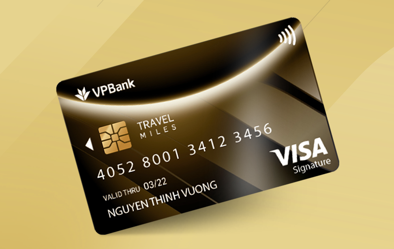 Thẻ tín dụng VPBank Visa Signature Travel Miles - finpedia
