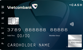 Thẻ tín dụng Vietcombank Cashplus Platinum American Express