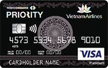 Thẻ tín dụng Vietnam Airlines Techcombank Visa Platinum Priority