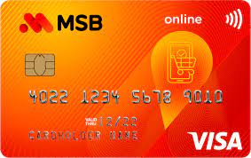 Thẻ Tín Dụng MSB Visa Online