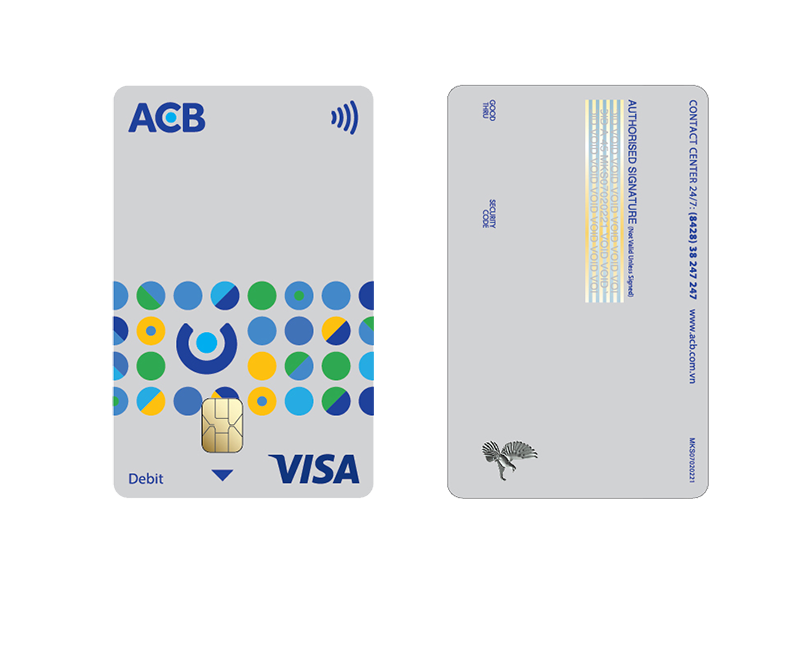 Thẻ ghi nợ ACB Visa Debit Digi