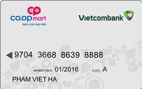Thẻ ghi nợ Vietcombank Co.Opmart Vietcombank