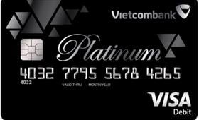 Thẻ ghi nợ Vietcombank Visa Platinum Debit