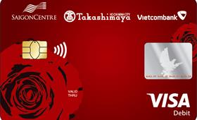 Thẻ ghi nợ đồng thương hiệu Vietcombank Takashimaya Visa