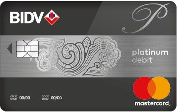 Thẻ ghi nợ quốc tế BIDV MasterCard Platinum Debit