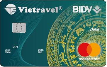Thẻ ghi nợ quốc tế BIDV MasterCard Vietravel Debit