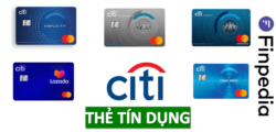 Danh sách 5 thẻ tín dụng Citi