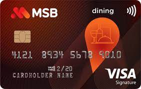 thẻ tín dụng msb signature dining-finpedia