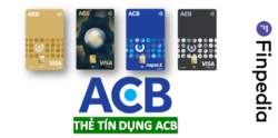 Danh sách 09 thẻ tín dụng ACB