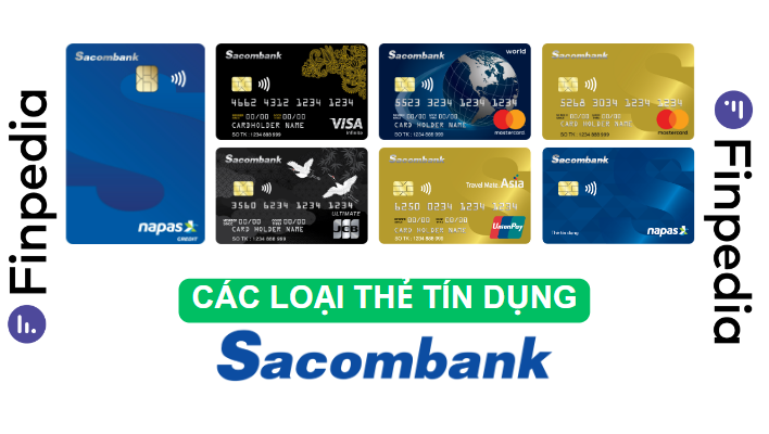 Danh sách thẻ tín dụng Sacombank-finpedia